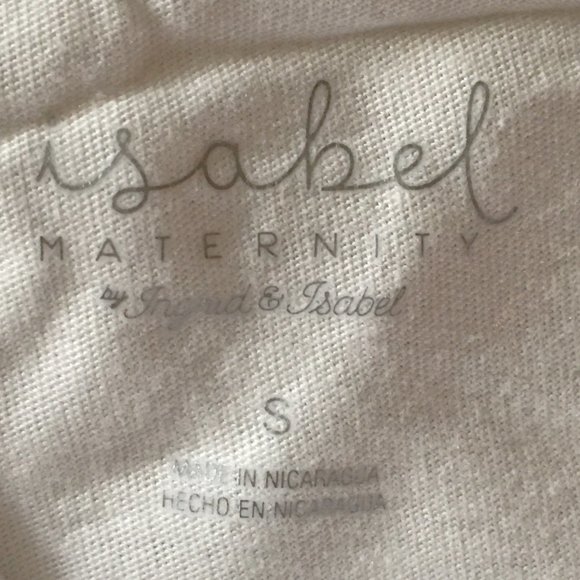 Set of 3 ISABEL MATERNITY Short Sleeve V-Neck Side Shirred Maternity Tees NEW!! - Picture 4 of 7